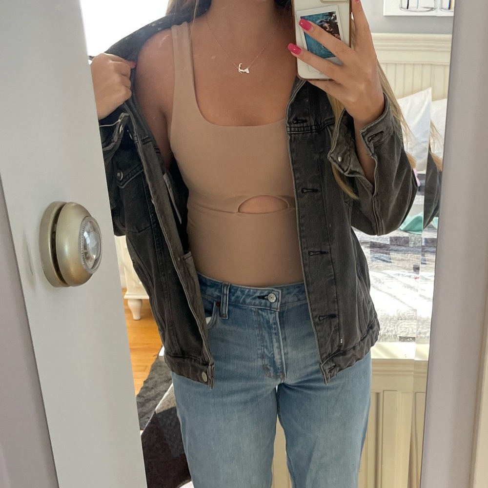 Abercrombie Nude Bodysuit